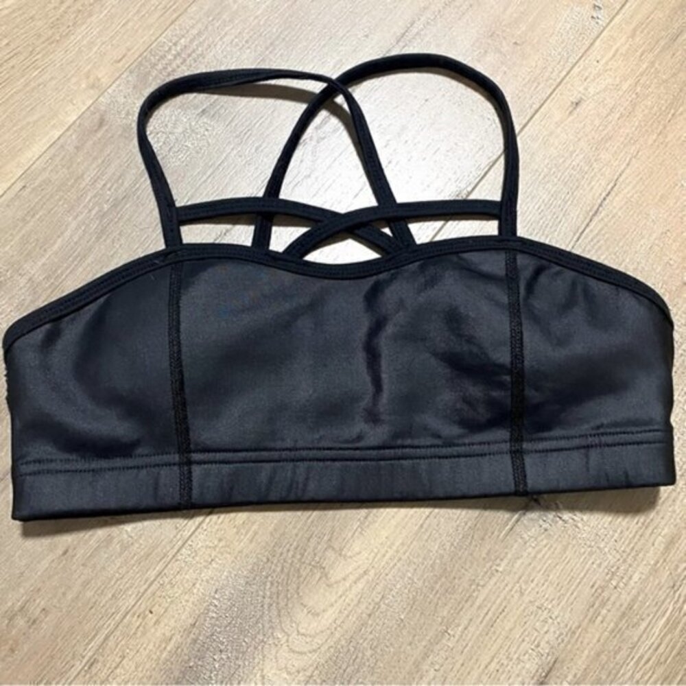 Tonic Active Faux Leather Sports Bra